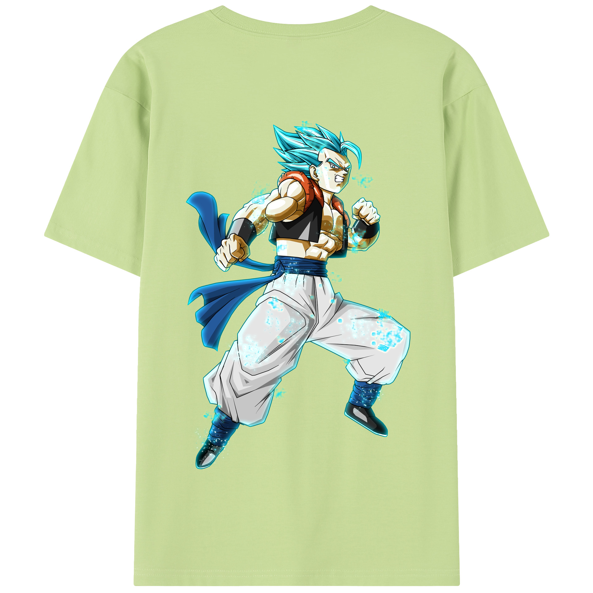 （画像用） ドラゴンボール ベジータ四世（Bejīta Yonsei）DRAGON BALL Vegeta IV 綿100％半袖Tシャツ（背面プリント）